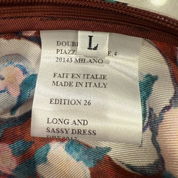 LA DoubleJ Long And Sassy Dress Size Large Matisse Silk NWT - Picture 11 of 15